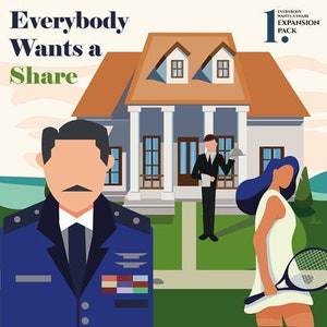 Murder mystery game &quot;Everybody Wants a Share&quot; | Expansion Pack 1 | 5 additional characters