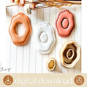 Archivo STL para cortador de aretes de arcilla polimérica orgánica: Descarga para impresora 3D