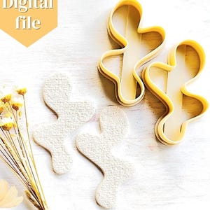 有機ポリマー粘土イヤリングカッター STLファイル: 3Dプリンターダウンロード