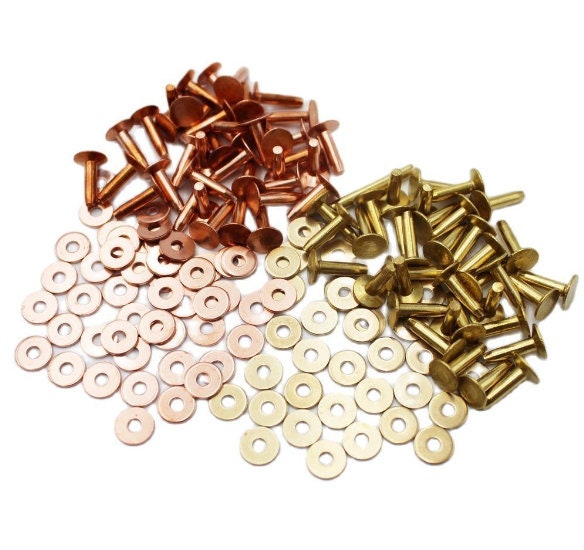 Brass Rivet, Solid Copper Rivets and Washers, Solid Brass Rivets