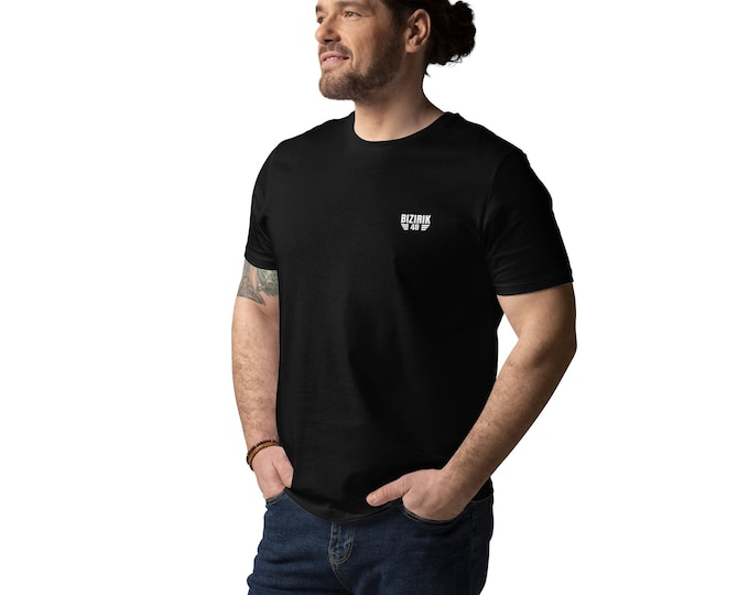 BIZIRIK 48 Classic Organic Cotton T-Shirt, Unisex Graphic Tee, Streetwear Shirt