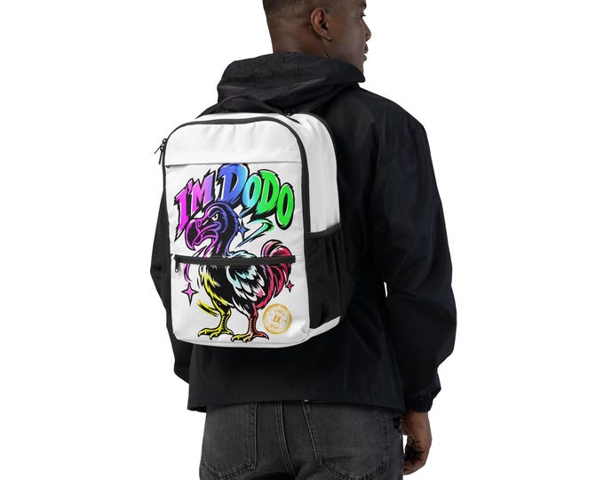 Dodo Utility Backpack, Extinct Species Graphic Backpack, BIZIRIK 48