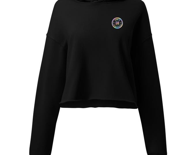 Northern White Rhino Cropped Hoodie, Limited Edition Streetwear, BIZIRIK 48