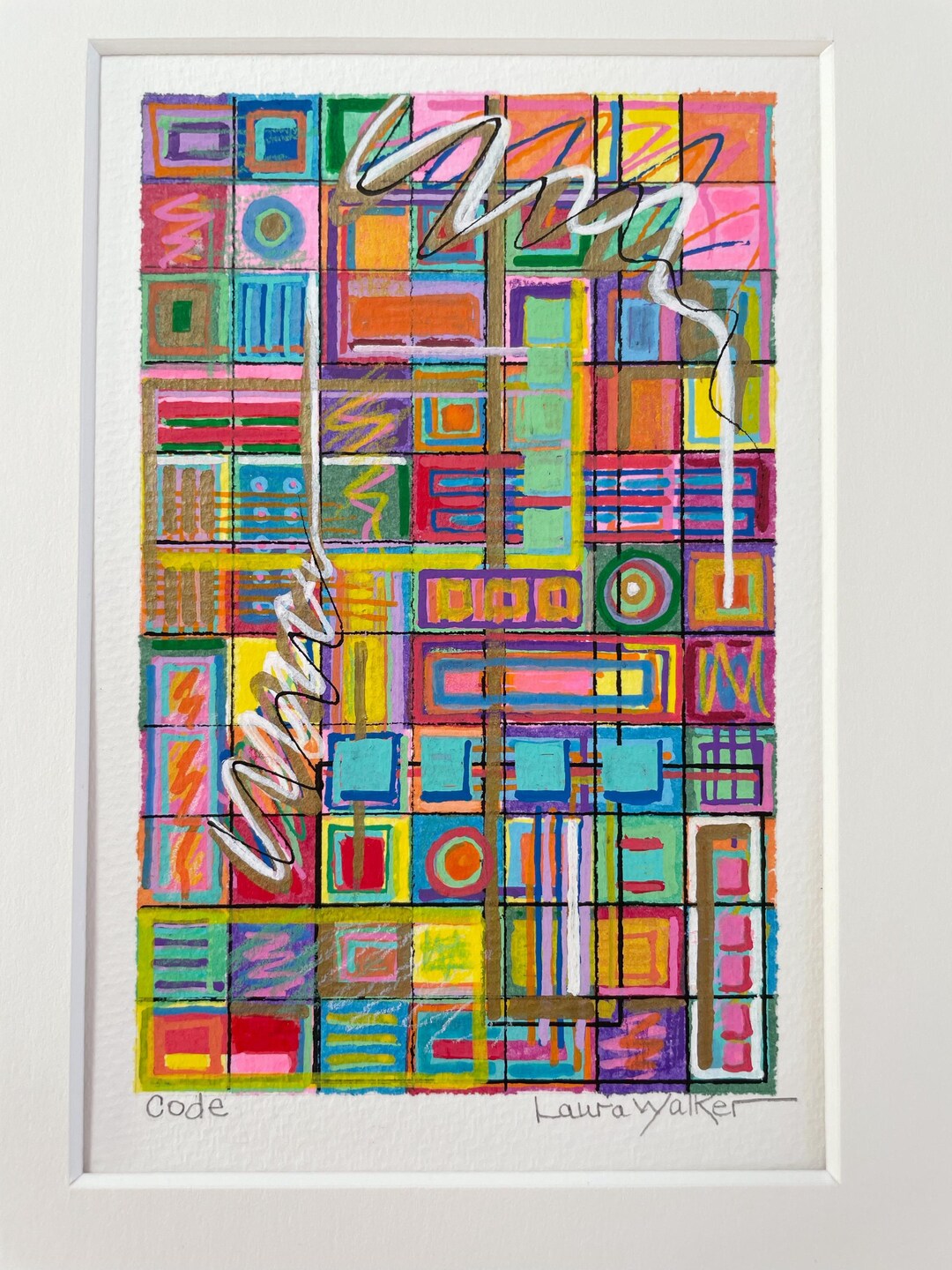 CODE Abstract Art | Colorful Painting for Programmers Developers ...