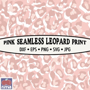 Pink Leopard Print Svg, Seamless Leopard Pattern, Repeating Pattern, Leopard Cut File, Cheetah Pattern,Animal Print Svg,Cricut Leopard Print