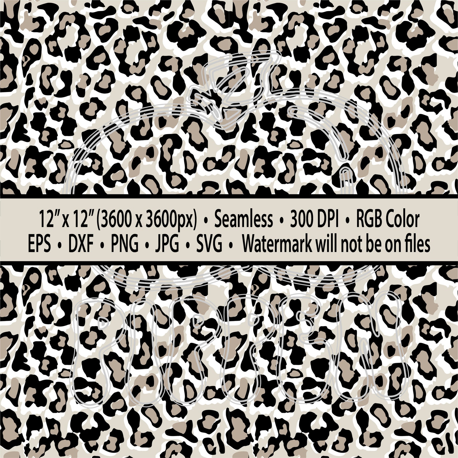 Leopard File Leopard Print Svg, Leopard Print Seamless Pattern, Repeating Pattern ...