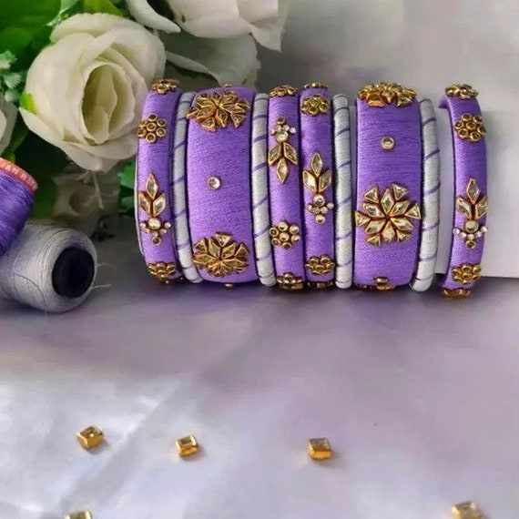 Silk Yarn Wedding Bracelets With Pearls Silk Yarn Wedding Bracelets With Pearls