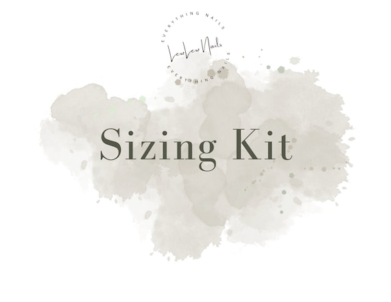 Sizing Kit| Coffin Press On Nails| Square Press On Nails| Fake Nails | Press On Nails | Glue On Nails