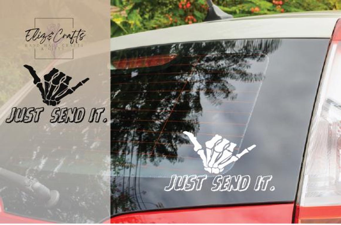 Justsendit Slap Sticker Just Send It | | Sarcastic Quote Cut File (digital Download ) - Etsy