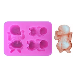 Sprawled Baby - Silicone Mold –