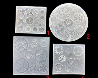 gear mold DIY Fondant chocolate Cake Biscuit silicone Decoration Modeling Tool Handmade Silicone Mold