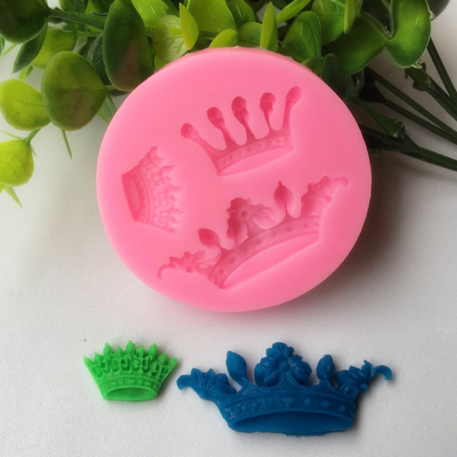 Crown Mold DIY Fondant Chocolate Cake Biscuit Silicone Etsy