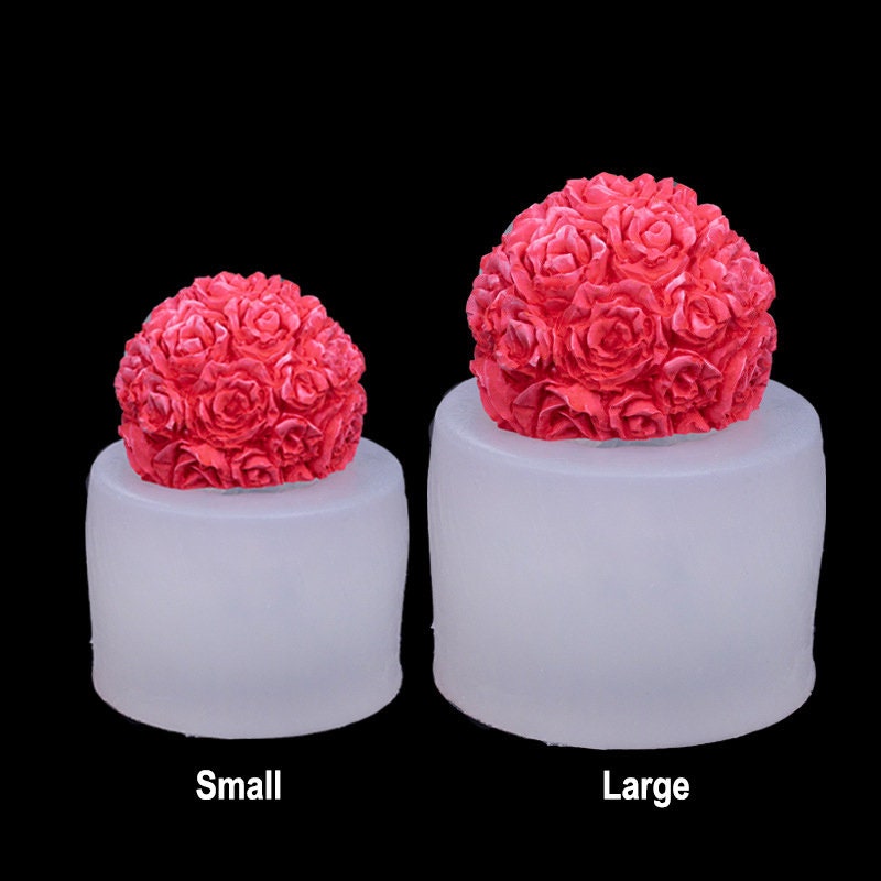 Large Rose Ball Candle Pink Mold In Showers With 3D Flowers Silicone Resin  Casting Pink Mold In Shower Perfect For DIY Crafts And Valentines Day Gifts  From Xiaodanta, $17.12