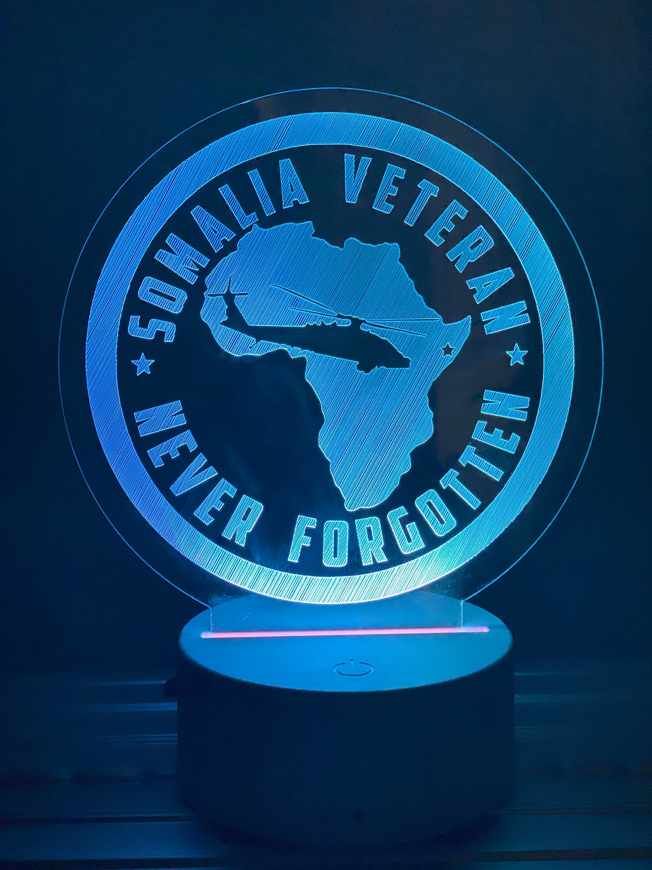 Custom Etched Acrylic Night Light Etsy