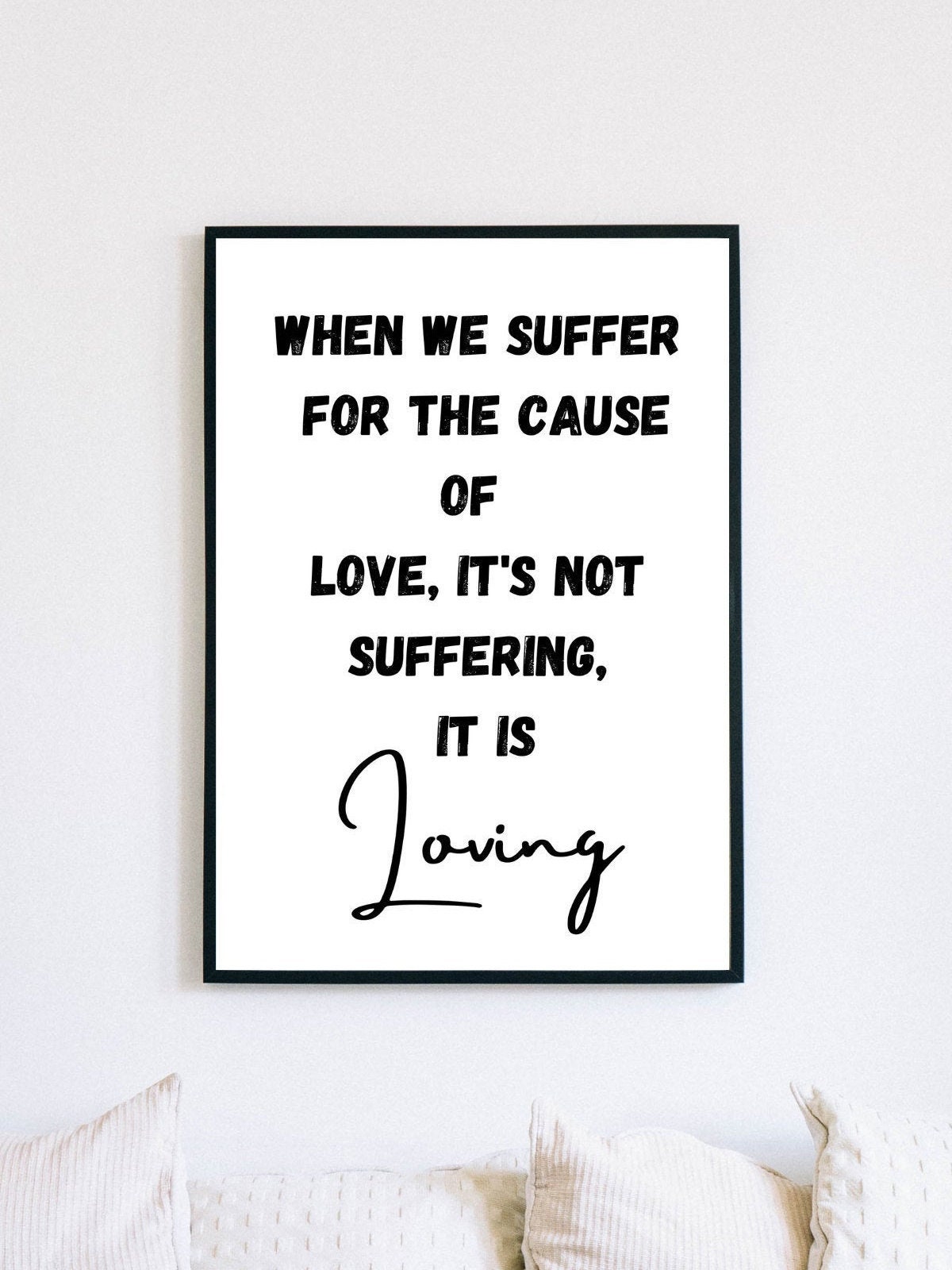 Love quote Romantic Quotes Print Digital Prints Wall Art Etsy