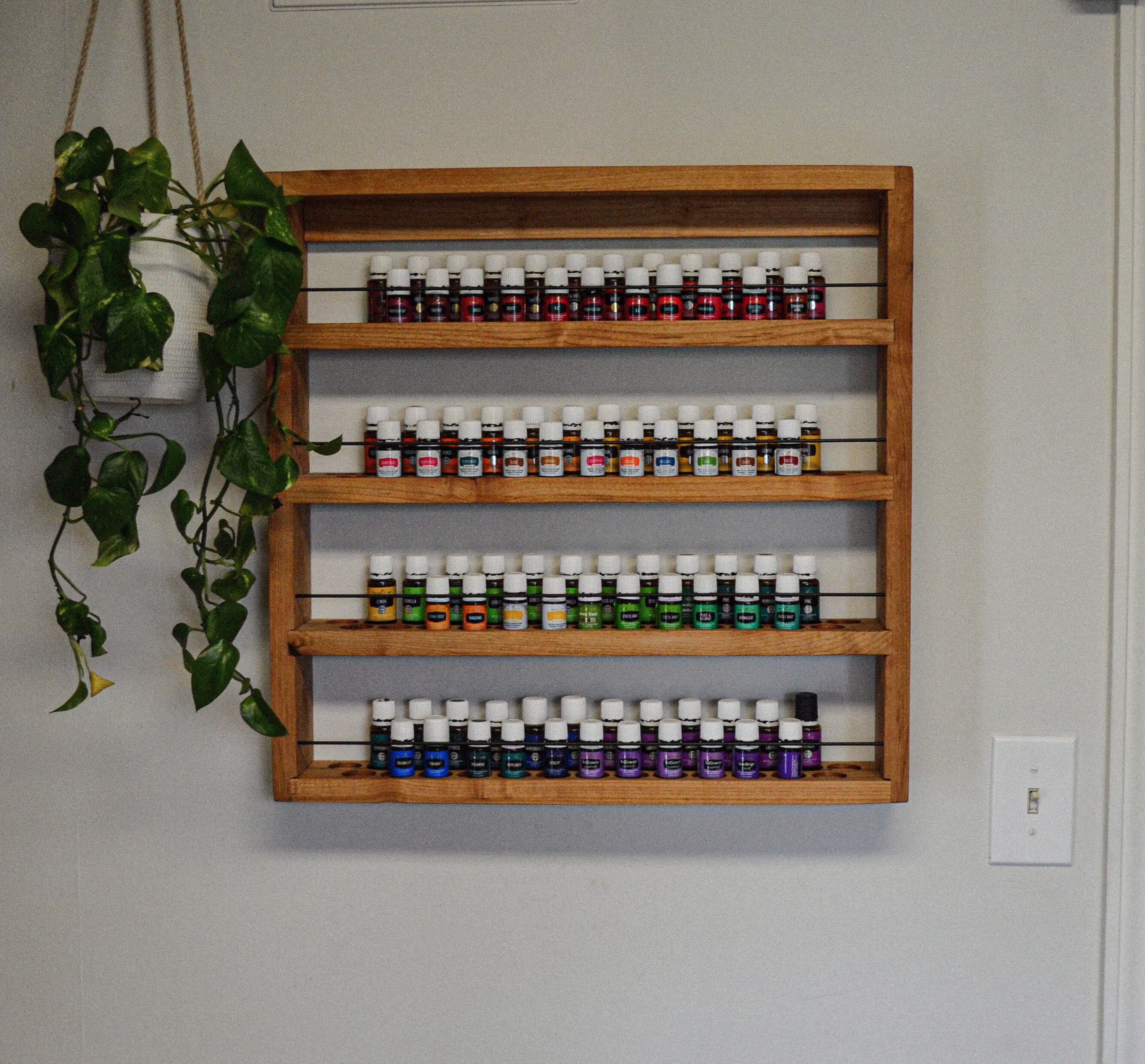 Essential Oil Shelves Essential Oil Display Shelves DIY Etsy