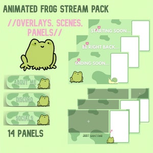 FROSCH STREAM PACK // Overlays, Scenes, Panels