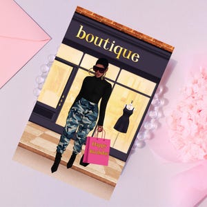 Happy Birthday card, Birthday card for her, Birthday wishes, African American women, Gift for her, greeting card, celebrate, girlfriends