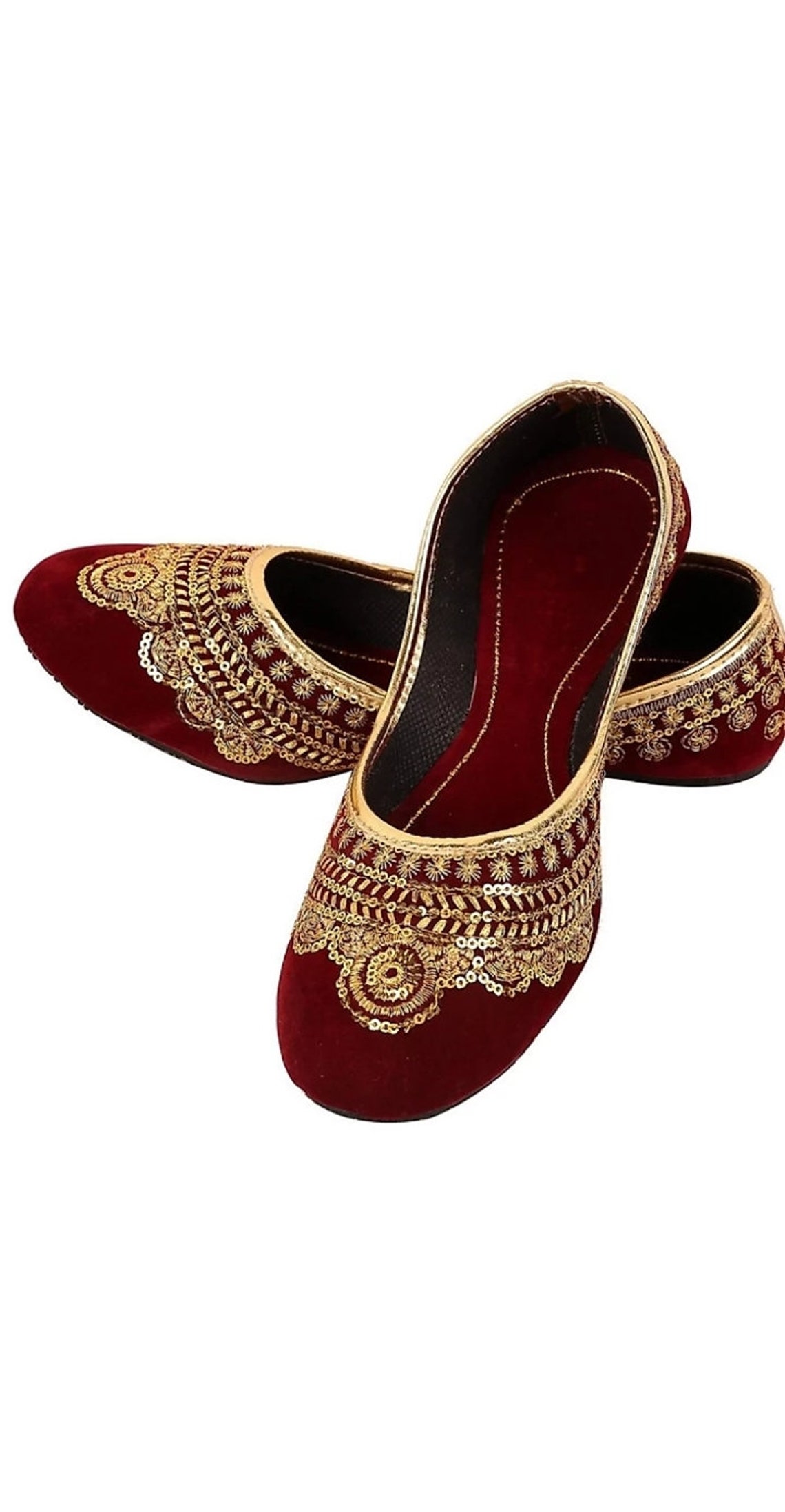 Indian flat woman juti handmade mojari Etsy