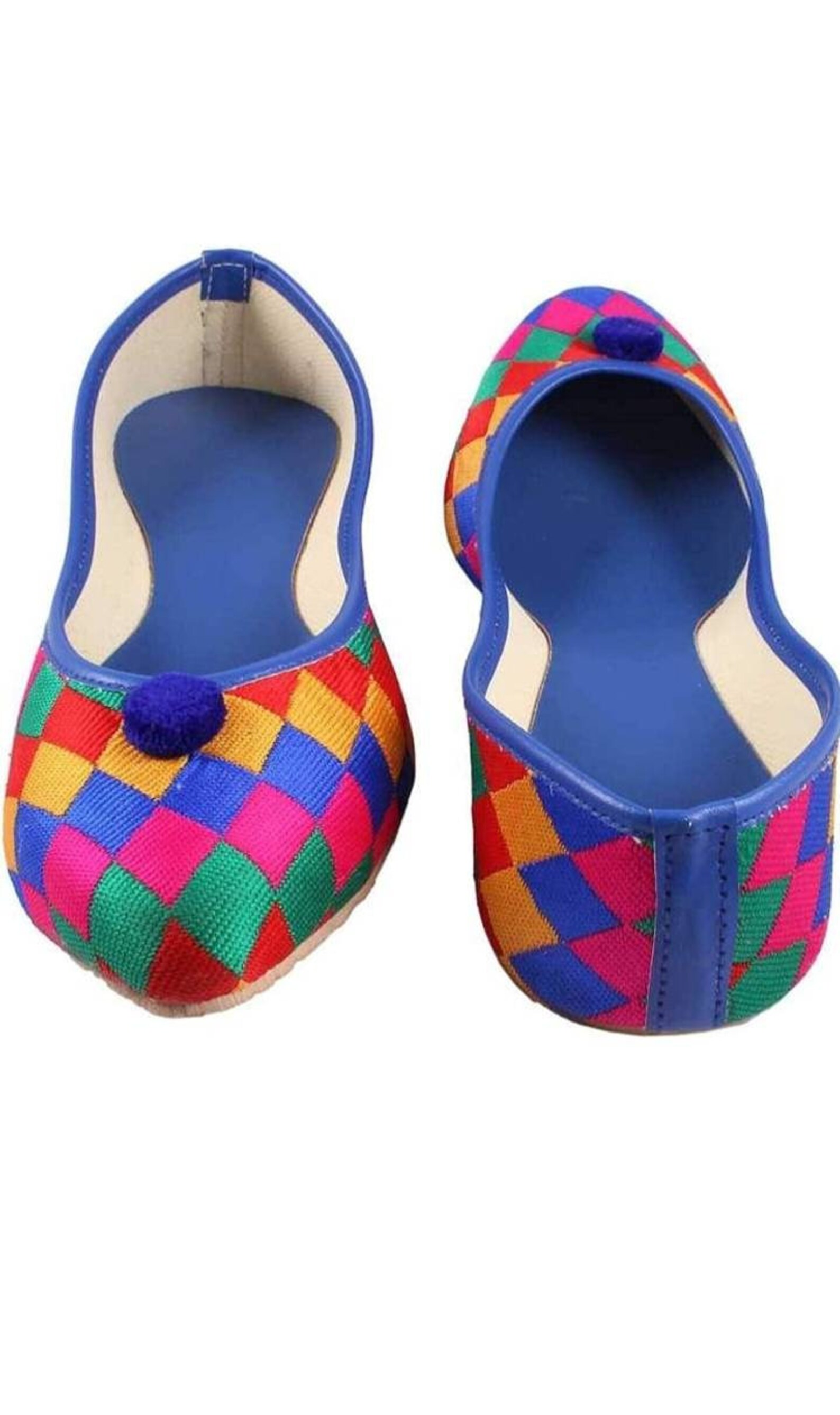 Indian Rajasthani Women Juti Unique Handmade Floral Printed Etsy