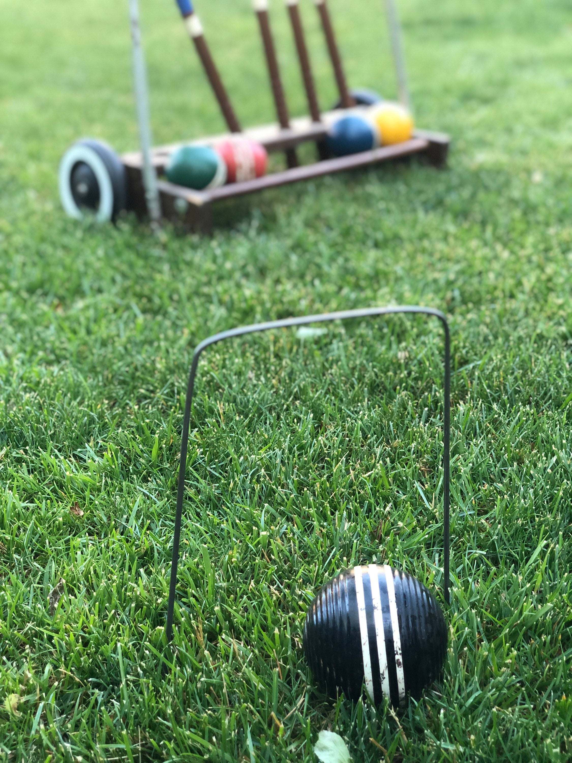 Set Up Croquet Wicket