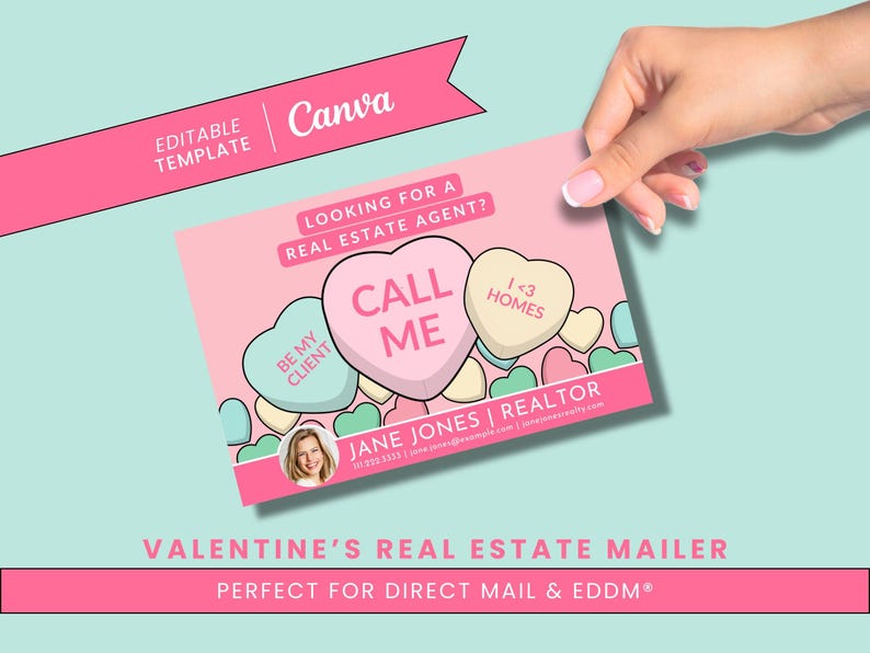 Valentines Real Estate Card