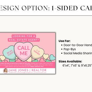design option 1 sided card