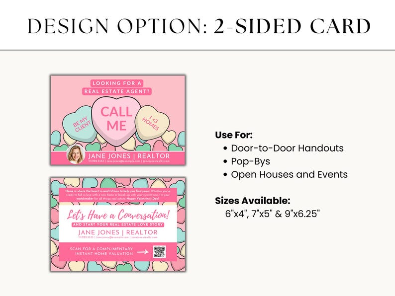 design option 2 sided card