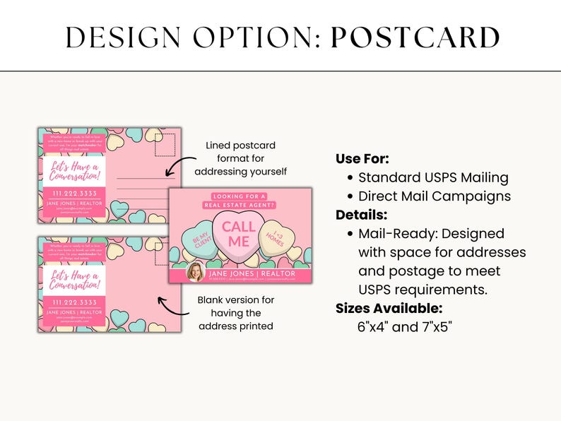 design option postcard