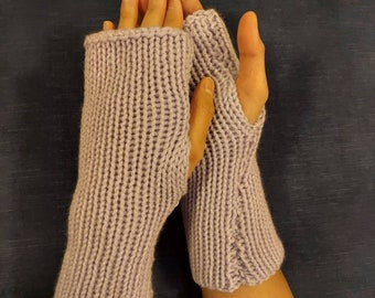 Handmade winter gloves, fingerless gloves, hand warmers, Hand Knit gloves,mens gloves, women's gloves, soft gloves, Multiple Colors