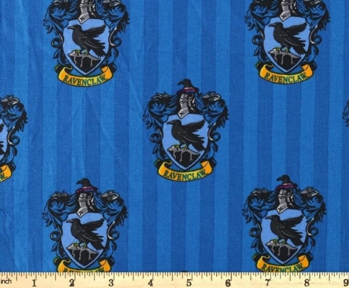 Harry Potter Printed Cotton Fabric By The Yard Etsy