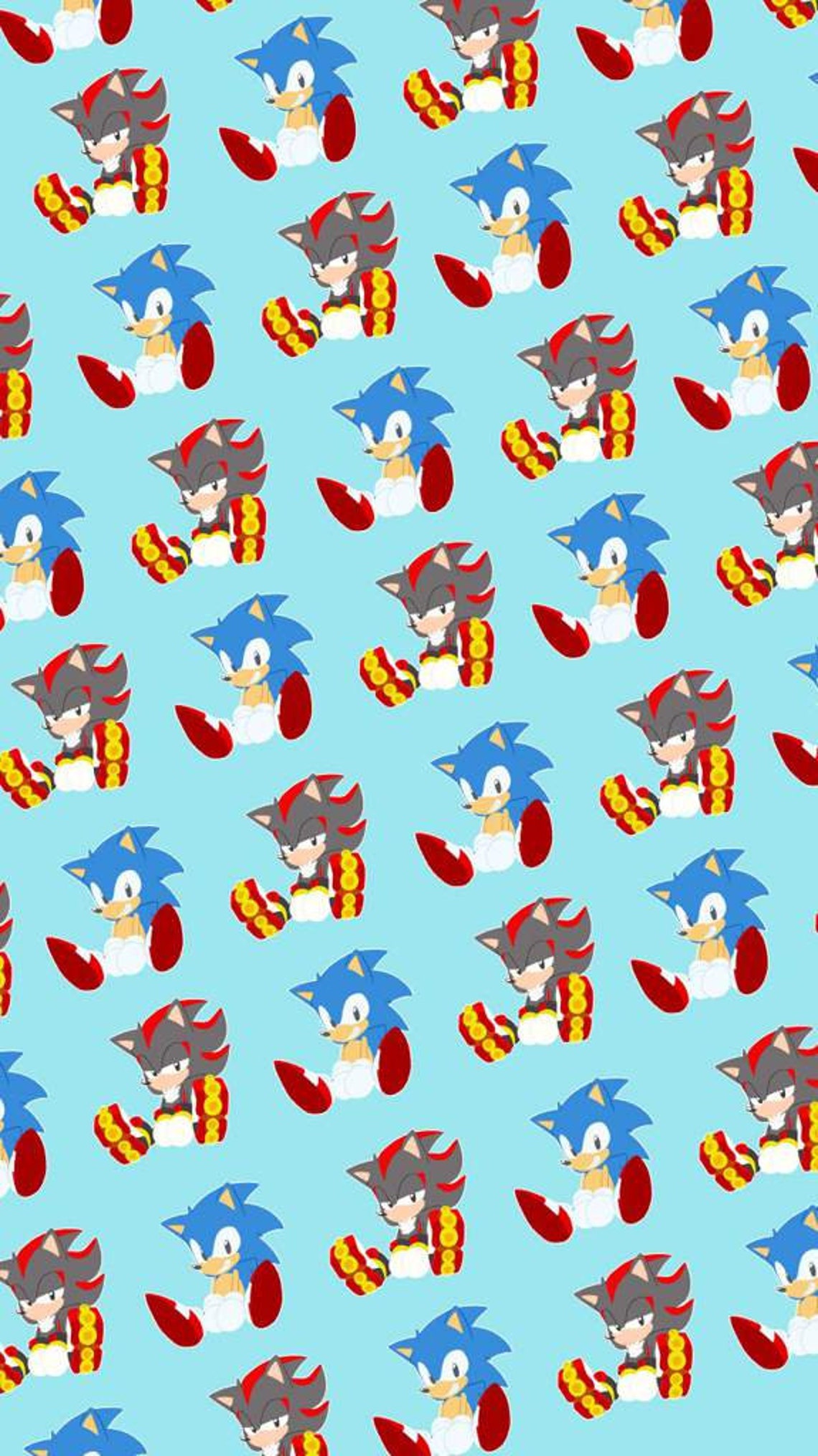 Sonic the Hedgehog Printed Cotton Fabric By The Yard Etsy