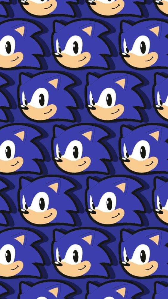 Sonic the Hedgehog Printed Cotton Fabric By The Yard Etsy