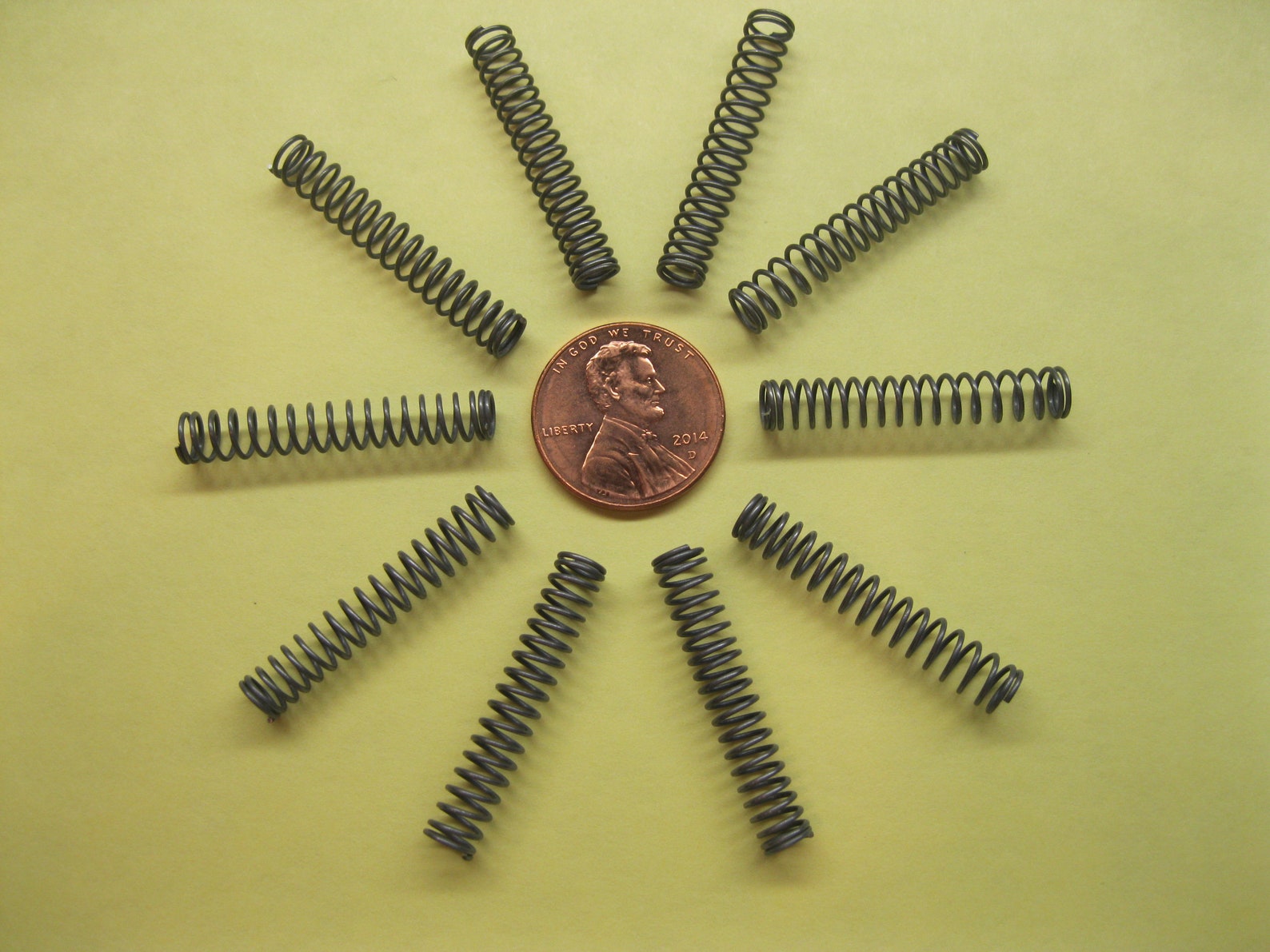 10 Pcs Small Compression Springs 11/4 in. 30 mm Long x 3/16 Etsy