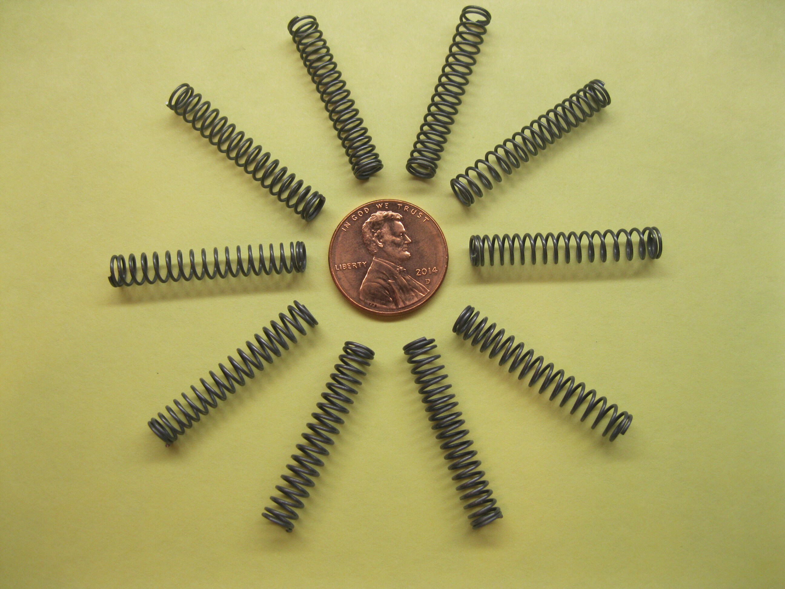 10 Pcs Small Compression Springs 11/4 in. 30 mm Long x 3/16 Etsy