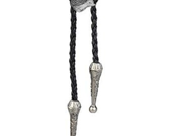 Pewter Hedgehog family Necklace Western Cowboy Necktie Bola Bolo Tie codea46 unisex line dancing cowboy Wild West