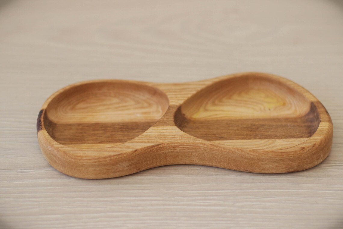 Small divided dish Plate for appetizers Etsy