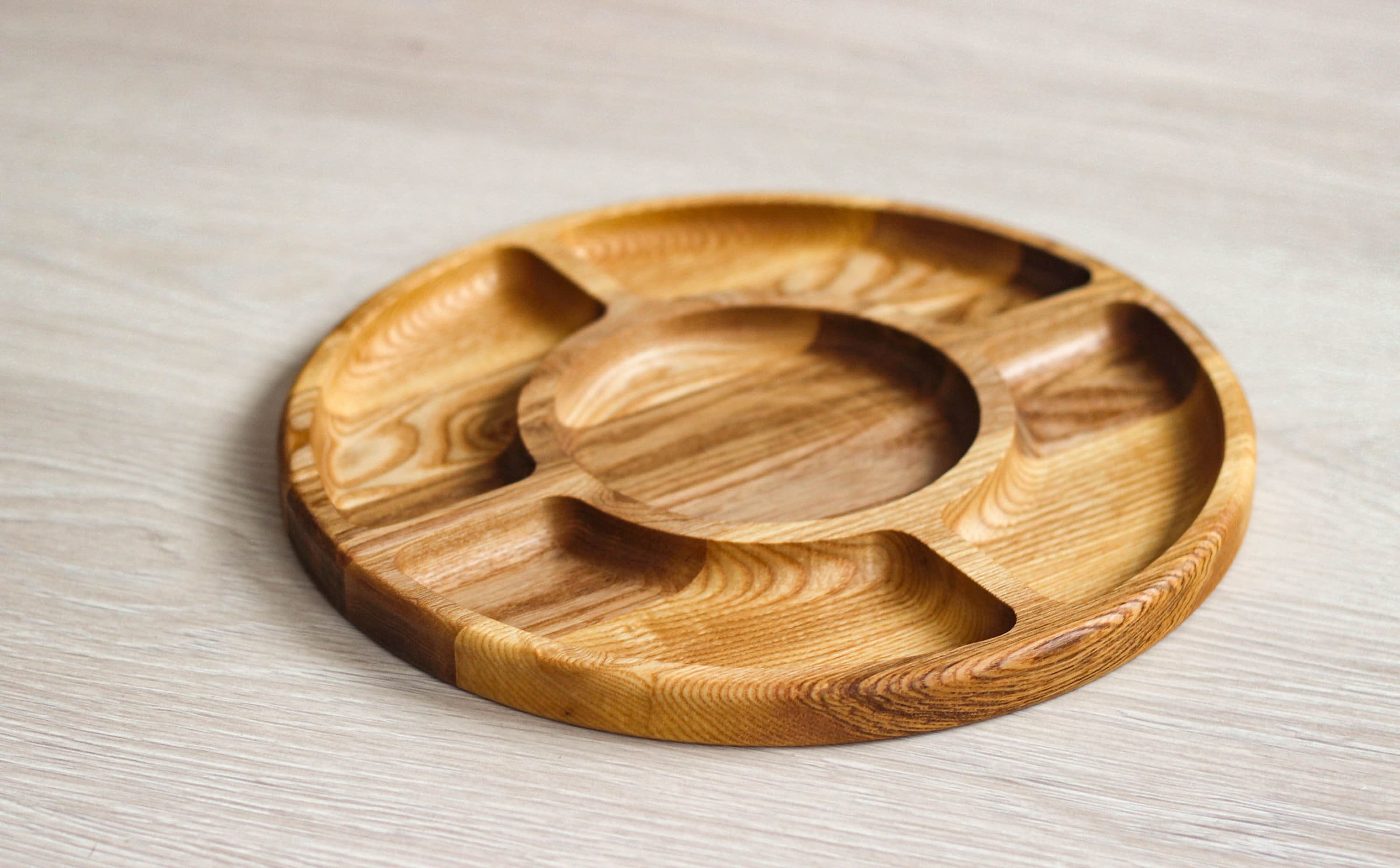 Divided plate Appetizer plates Small cheese board Hors Etsy