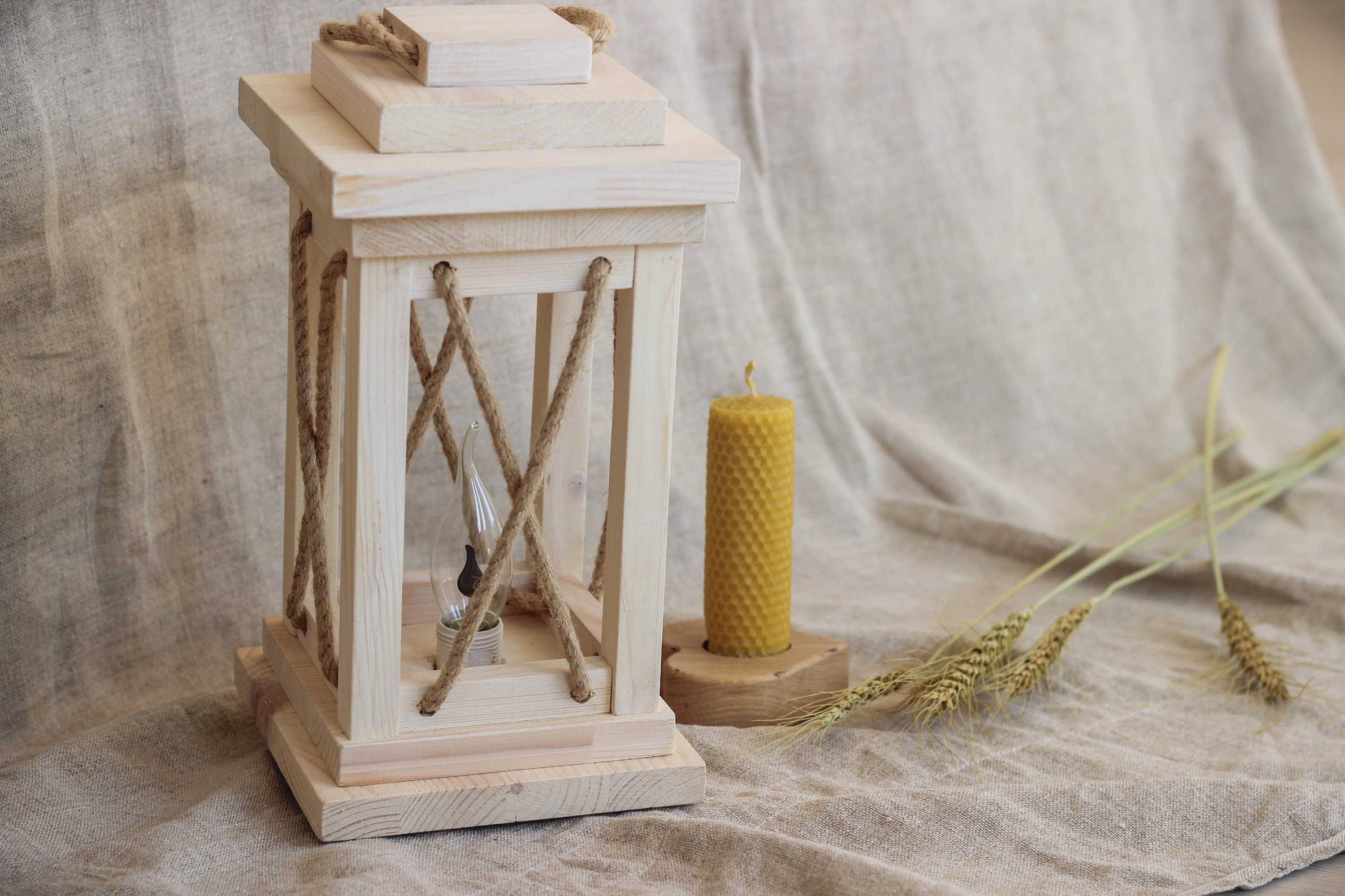 Wood craft kits for adults DIY wooden lantern Woodworking Etsy