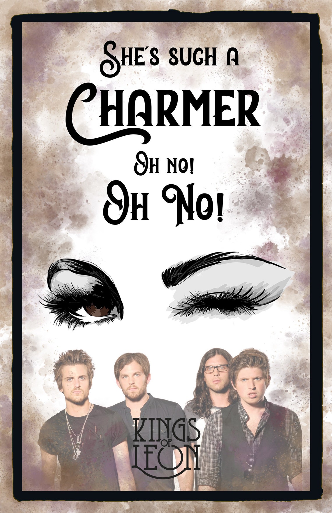 Kings of Leon Charmer Wall Art Etsy
