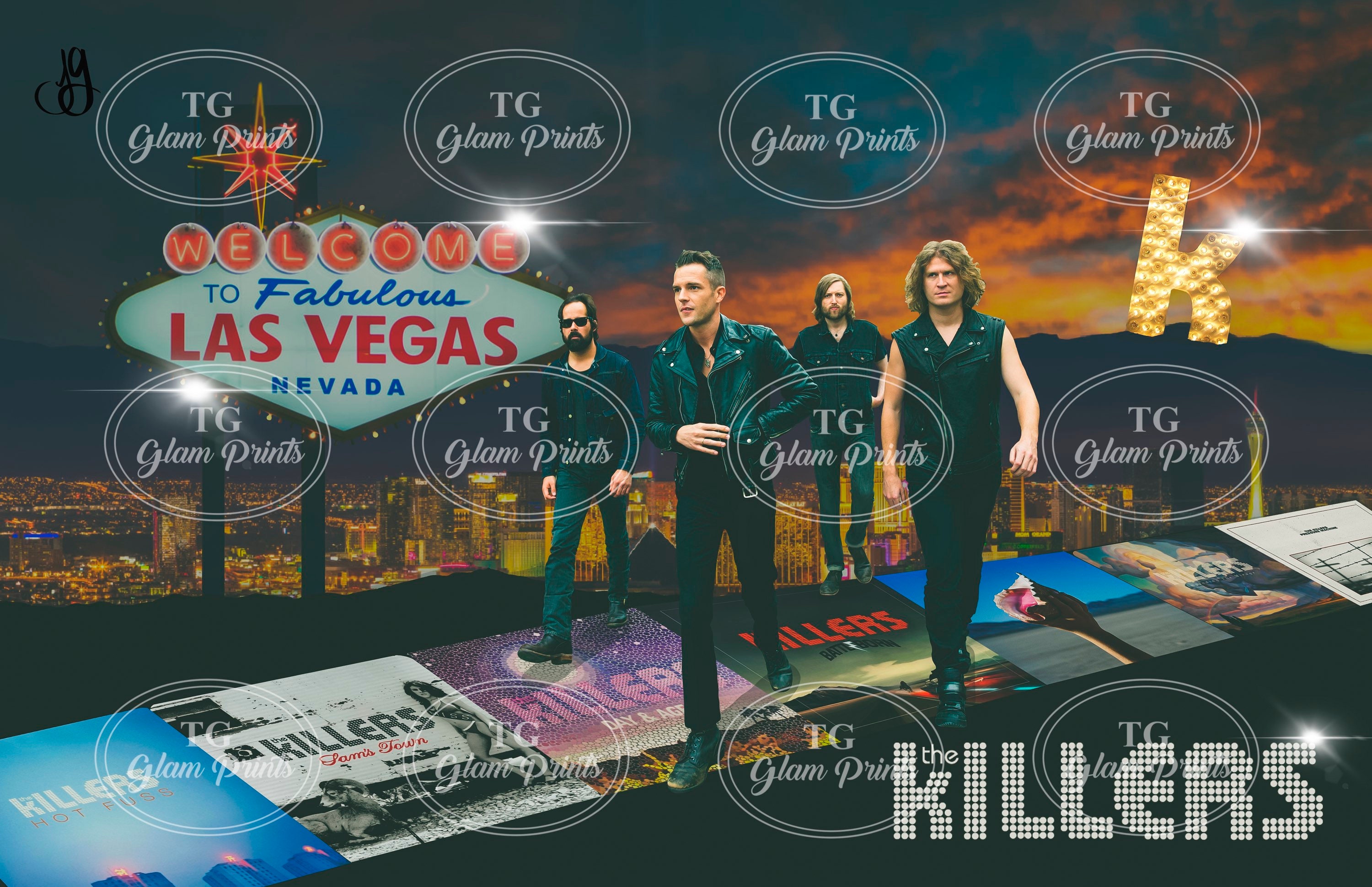 The Killers Wall Art Etsy