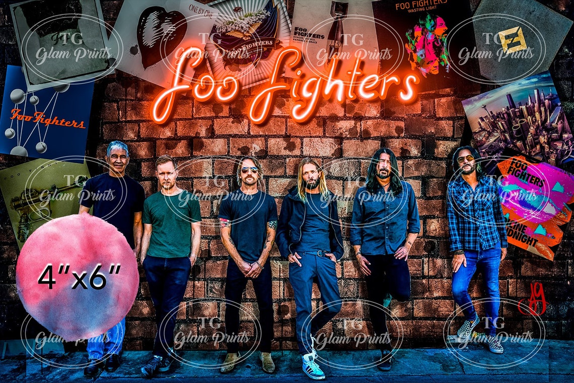 Foo Fighters Wall Poster Etsy