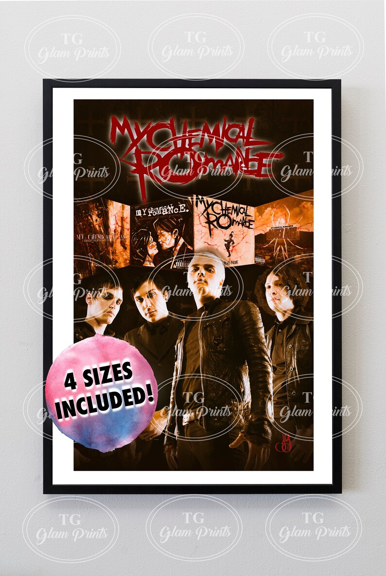 My Chemical Romance Wall Poster - Etsy