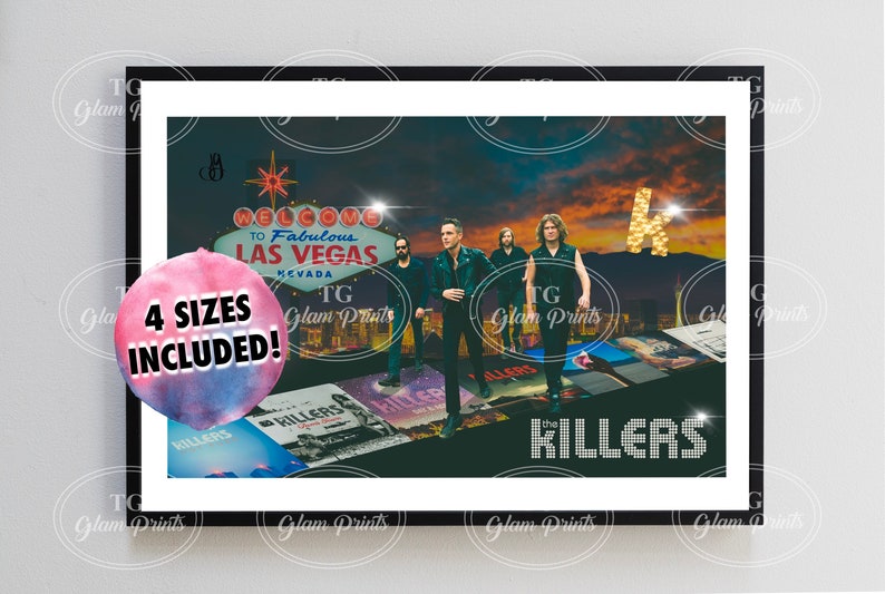 The Killers Wall Poster Etsy