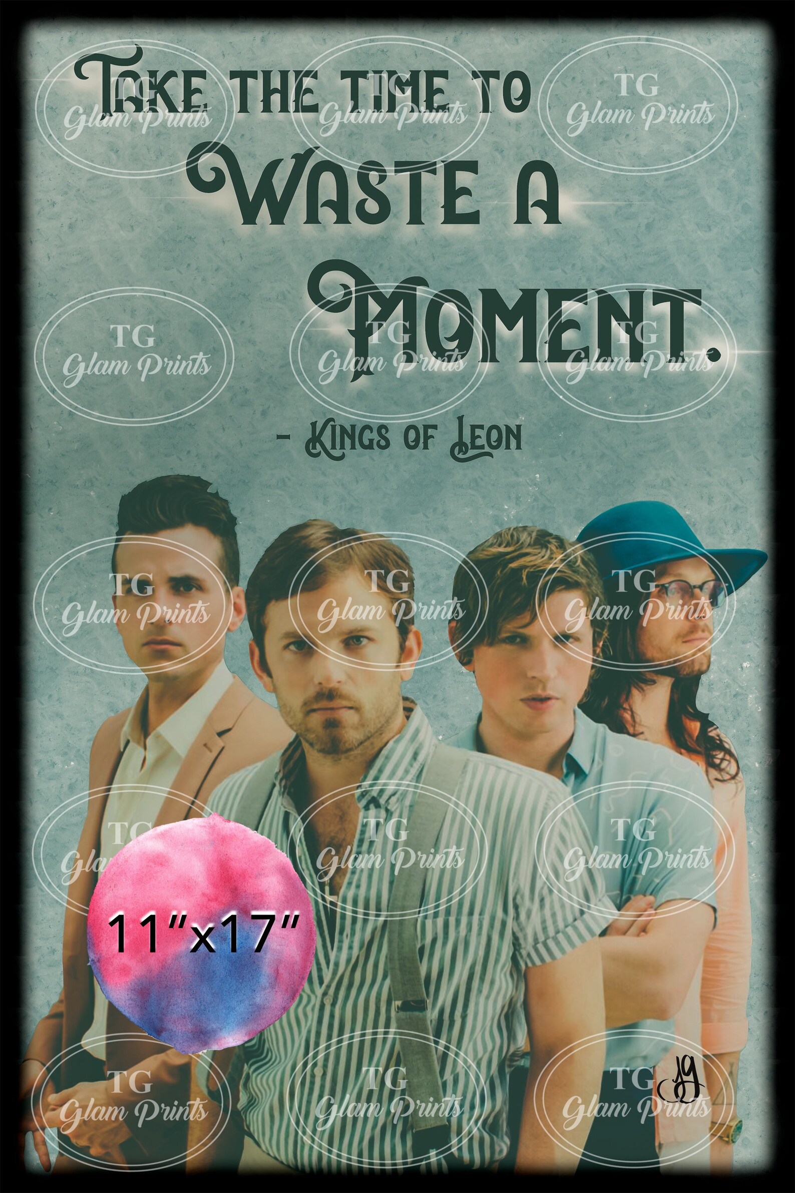 Kings of Leon Waste a Moment Lyric Wall Poster Etsy Kings of Leon Waste a Moment Lyric Wall Poster Etsy