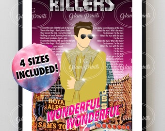 The Killers Music Art Print (Digital Download)