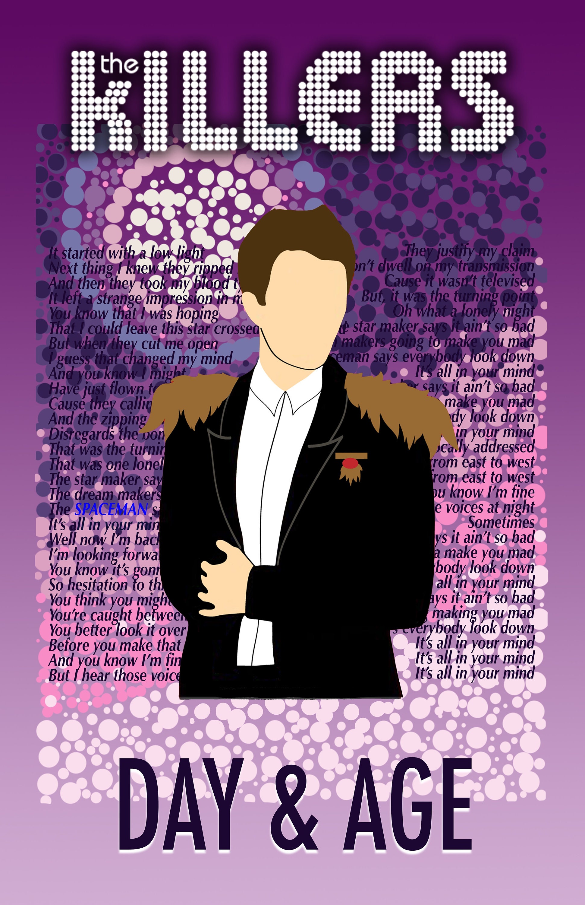 The Killers Day and Age Wall Art Etsy