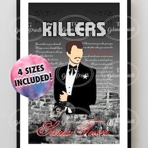 The Killers Inspired Sam’s Town Poster | Minimalist Album Tribute Print | Digital Download Wall Art