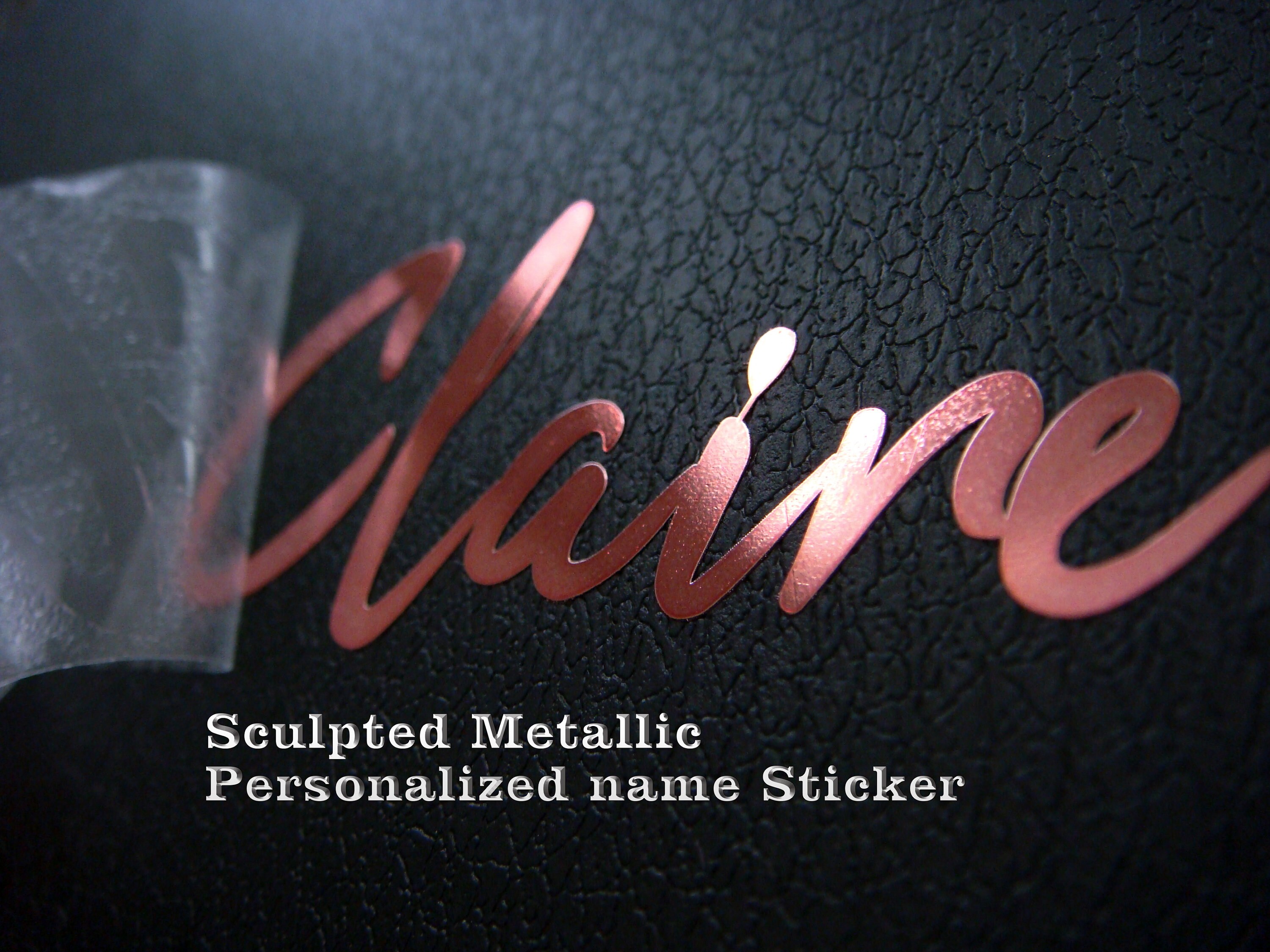 Custom 3d Logo Metal Transfer Stickers, UV Adhesive Sticker, Personalized  Labels DIY Decals Waterproof 
