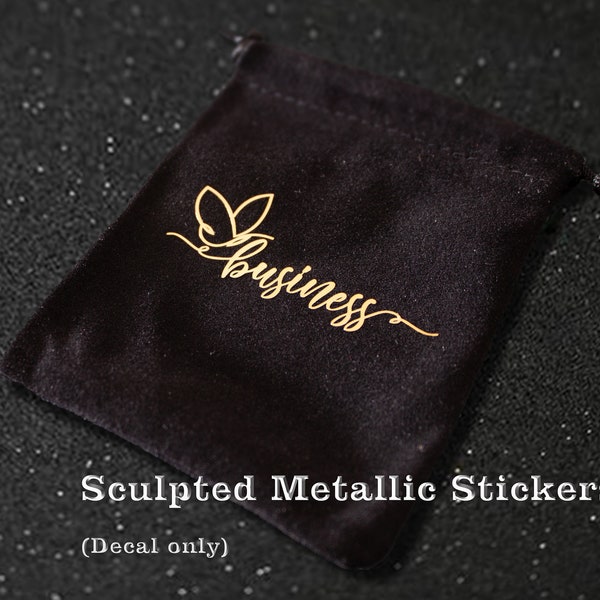 Personalizuj rzeźbione naklejki metaliczne | Naklejki personalizowane | Etykiety firmowe z logo | Naklejki niestandardowe | Naklejki metalowe | Naklejki na pudełka prezentowe